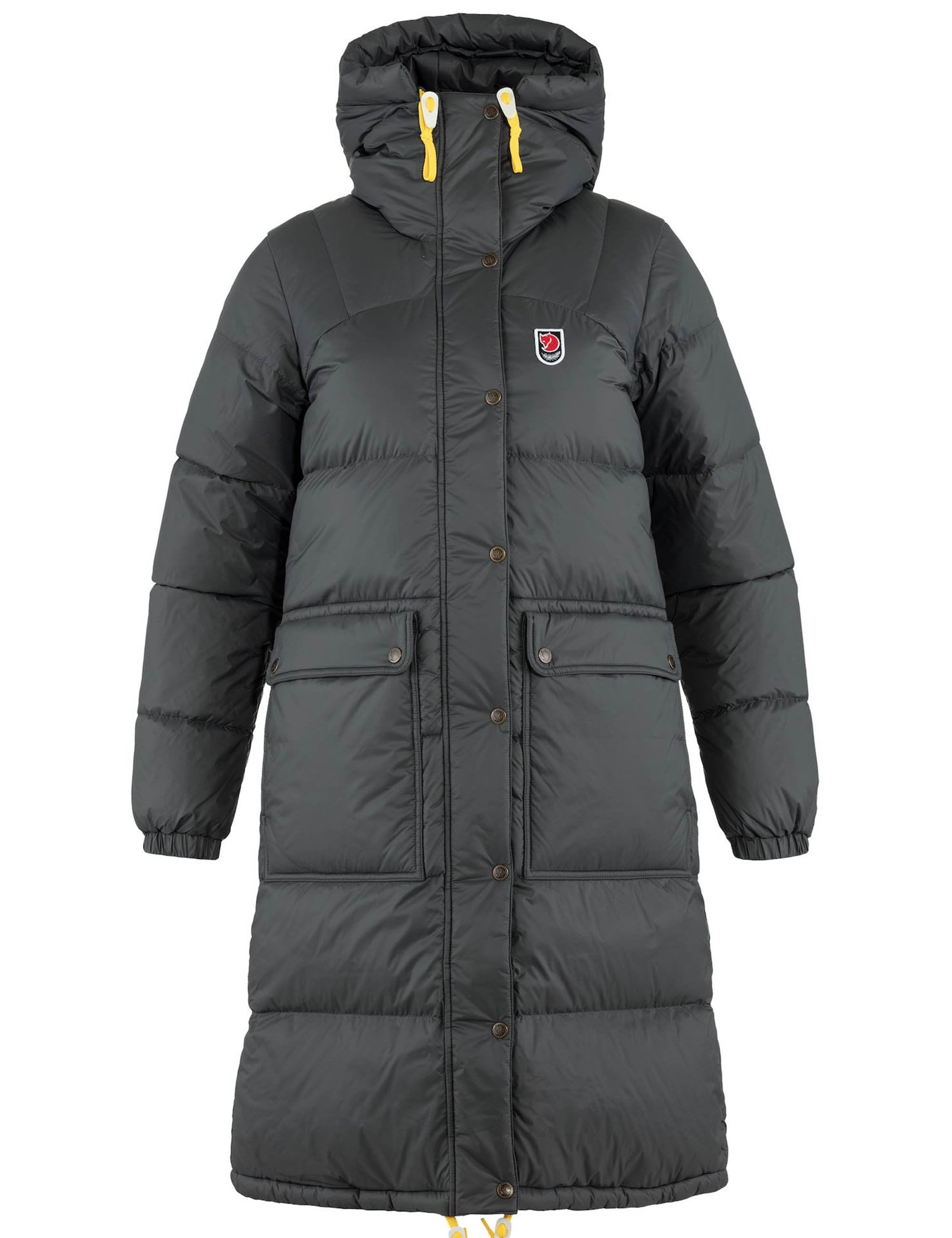 Fjallraven Women's Expedition Long Down Parka - Basalt - Clothing