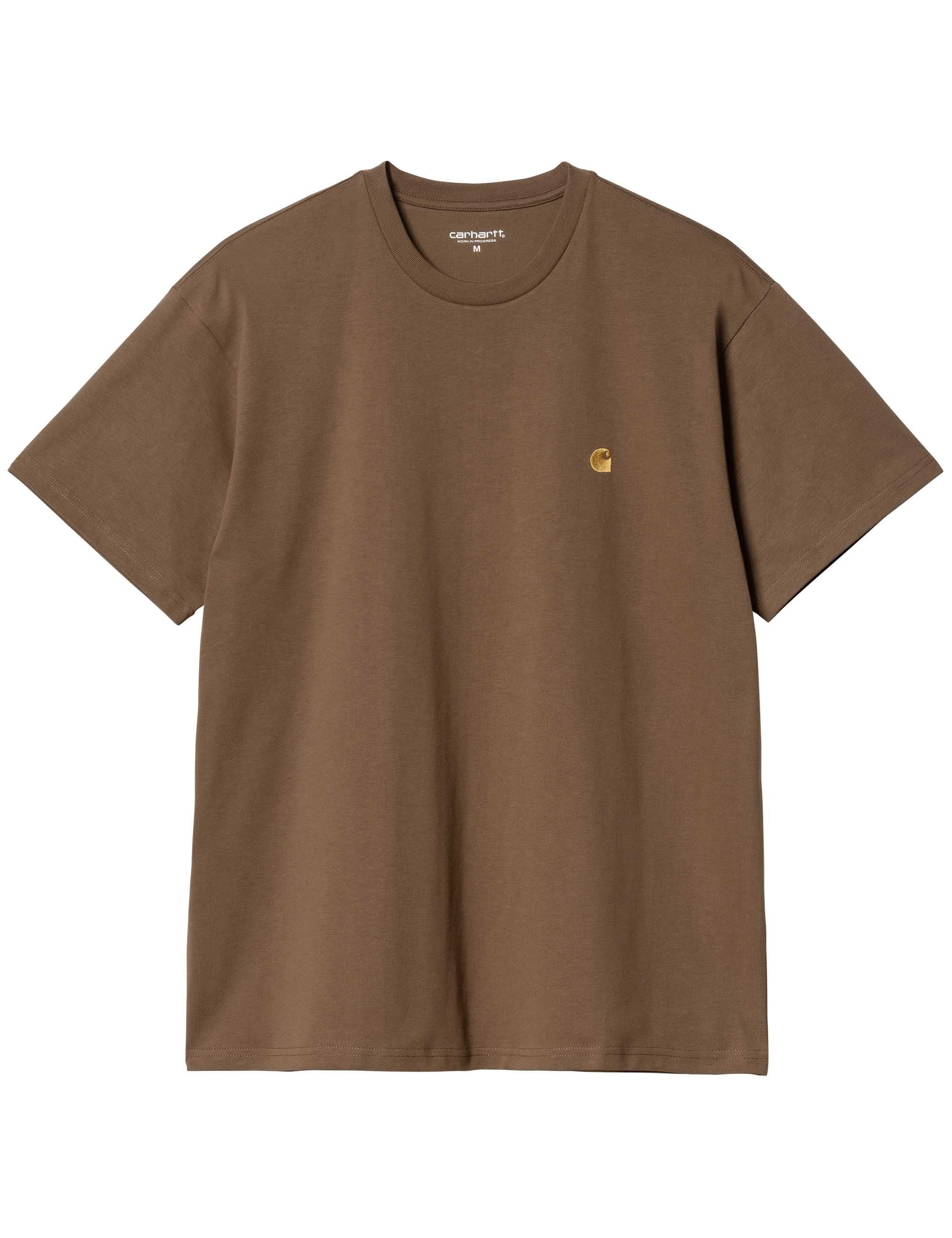 Carhartt WIP Chase T-Shirt — Chocolate | Fat Buddha Store