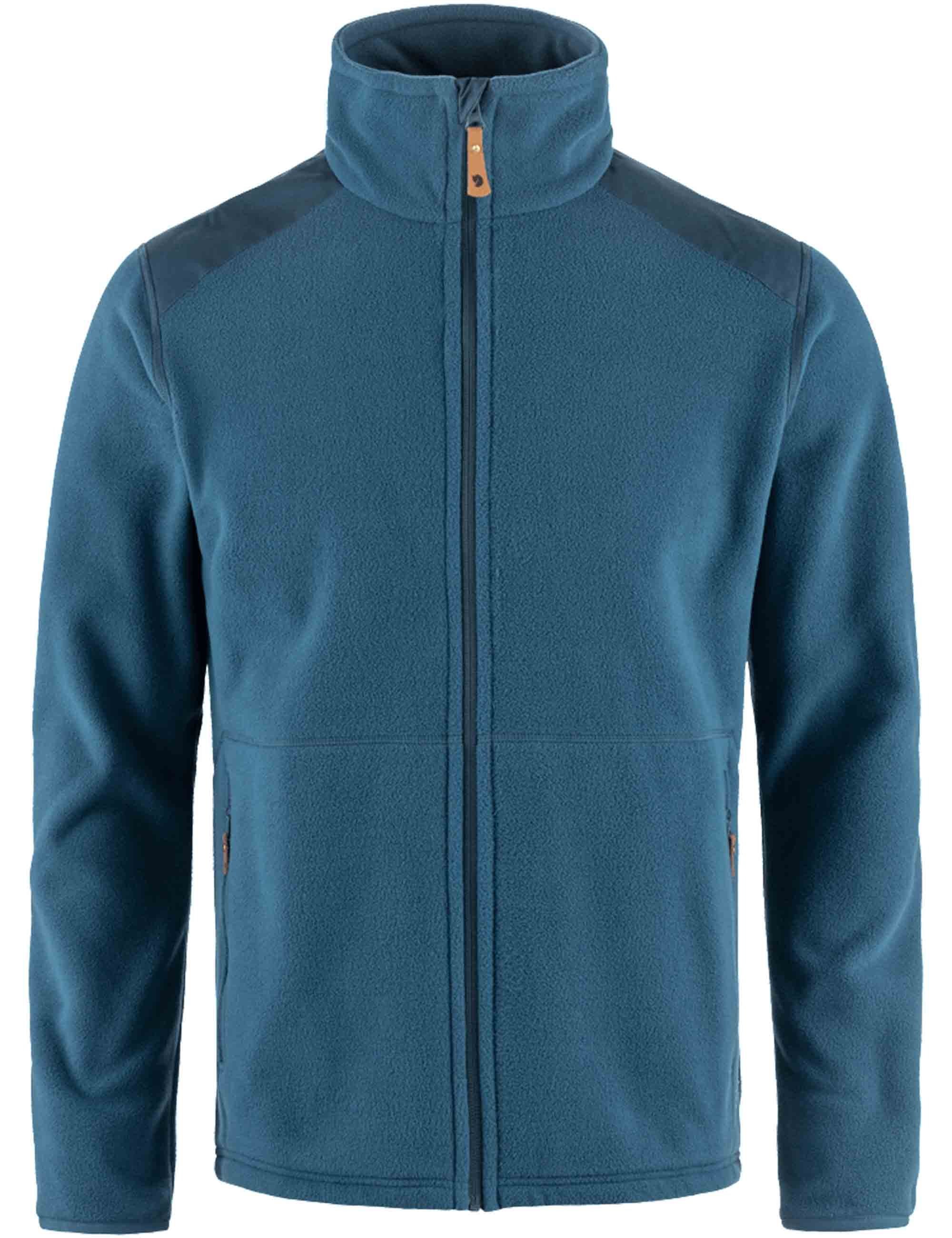 Fjallraven Sten Fleece Jacket - Indigo Blue - Clothing from Fat