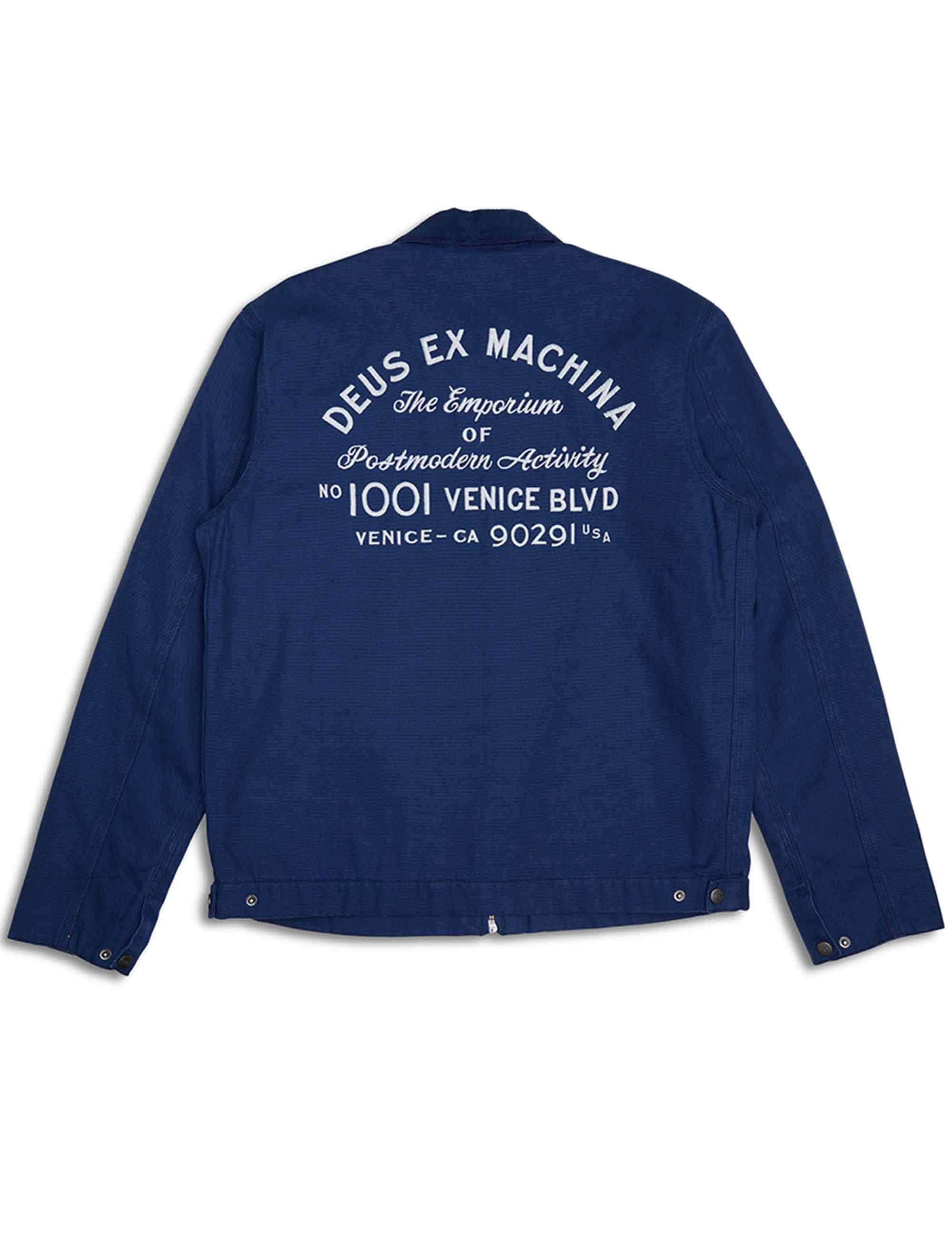 Deus Ex Machina Address Workwear Jacket - Mechanic Blue - Clothing