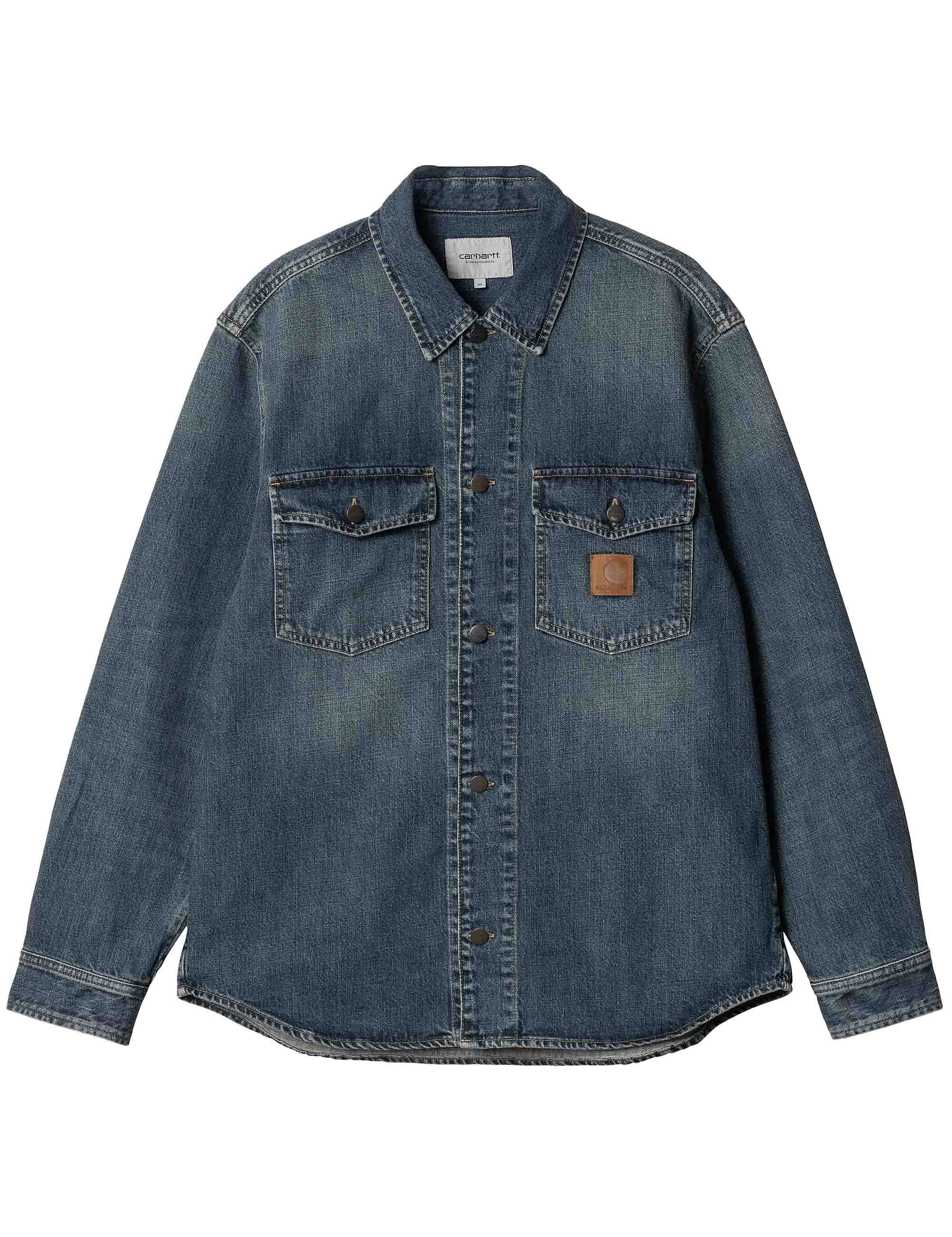 Carhartt WIP Lincoln Denim Shirt /Jacket - Blue Worn Wash 
