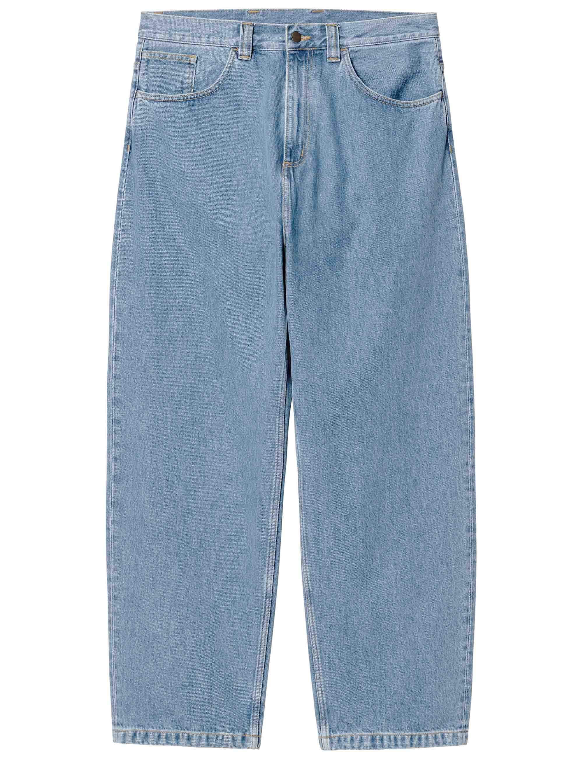 Carhartt WIP Brandon Denim Pant — Blue Stone Bleached Wash – Fat