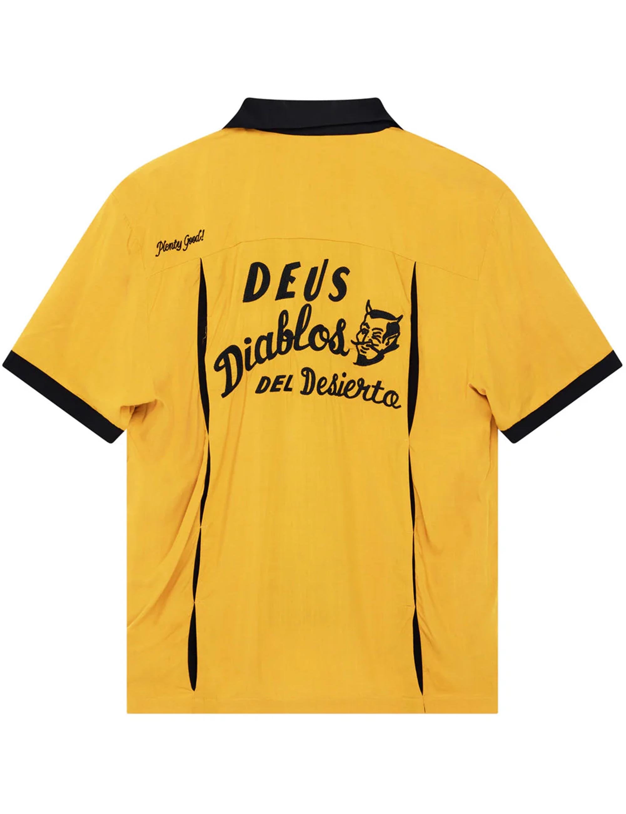 Deus Ex Machina Diablo Bowling Shirt Golden Yellow Fat Buddha Store deus-ex-machina-diablo-bowling-shirt-golden-yellow-fat-buddha-store