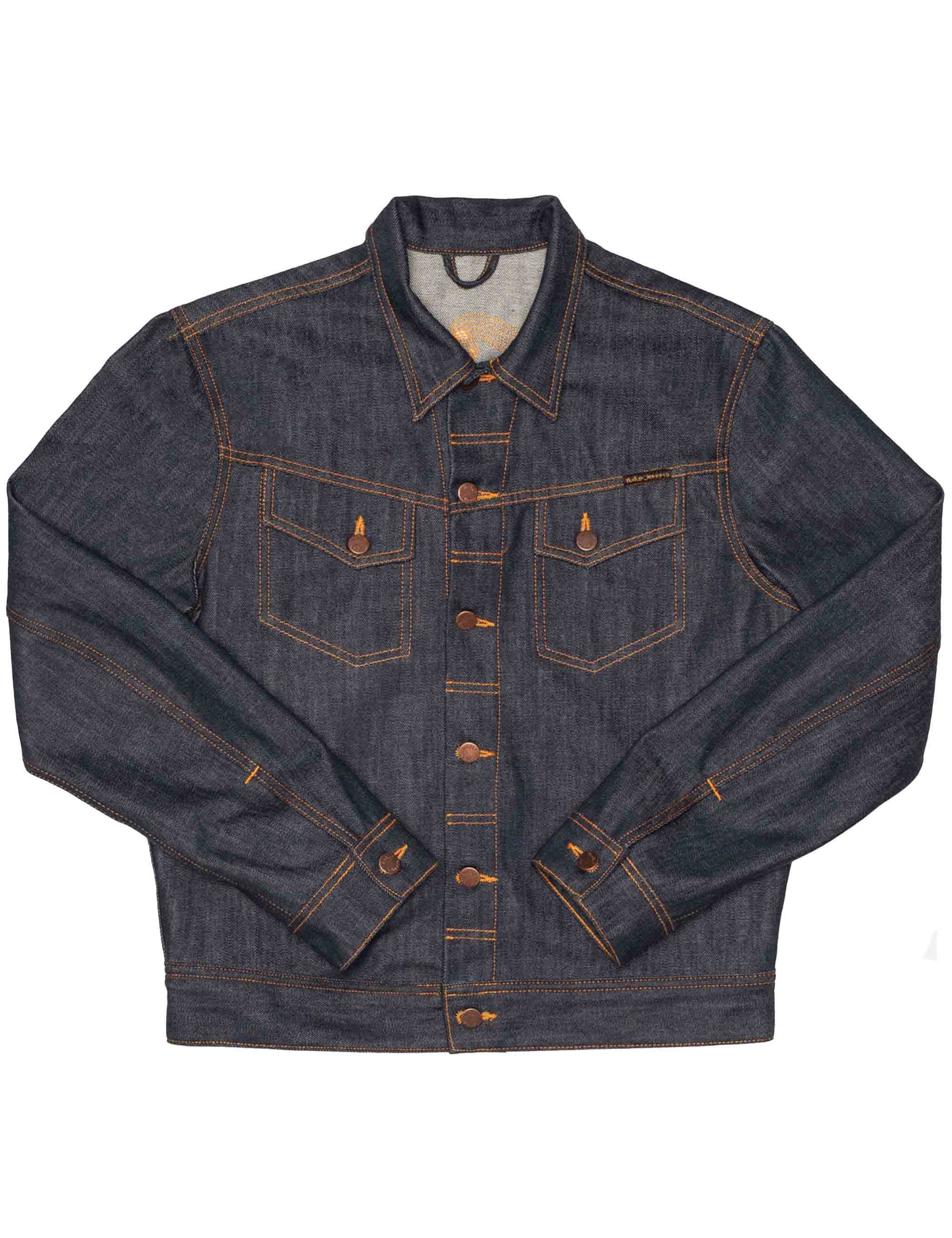 Nudie Jeans Conny Denim Jacket - Dry Streaky Wash - Clothing from 