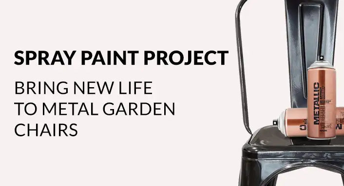 Spray Paint Project: Bring New Life To Metal Garden Chairs
