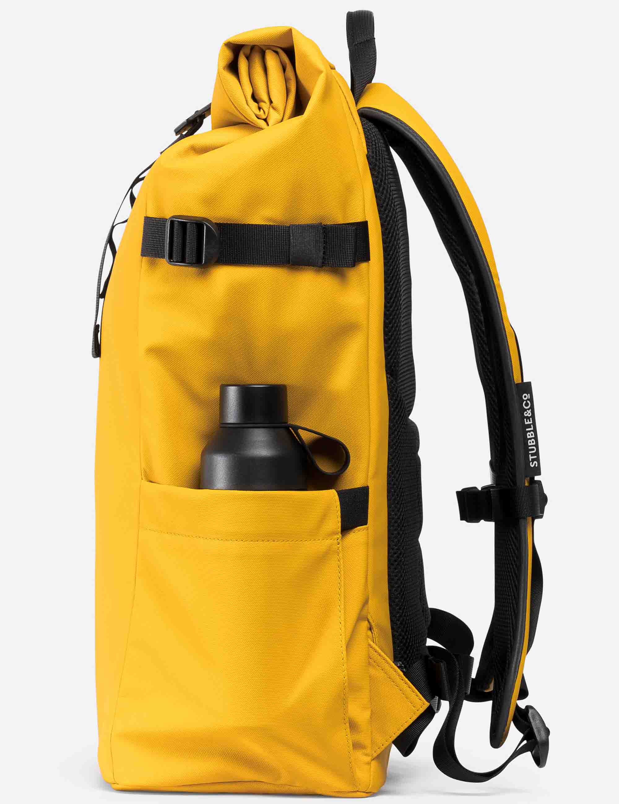 Stubble & Co The Roll Top Backpack 30L - Yellow