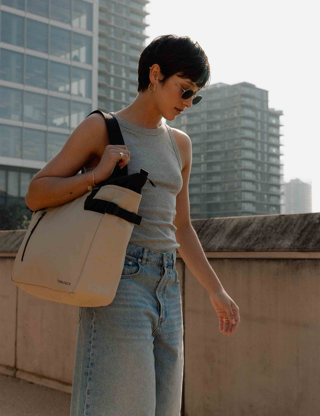Laptop Tote Bag 20L - Sand