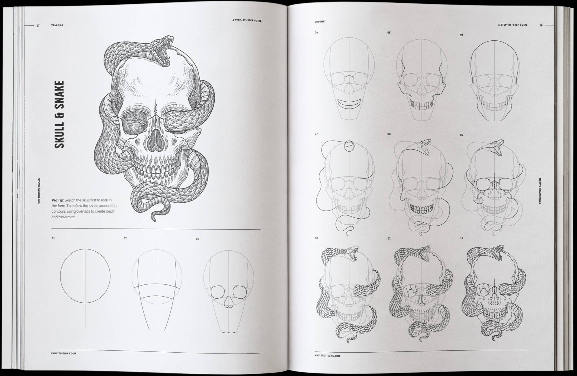 How to Draw Skulls Book by James Kale