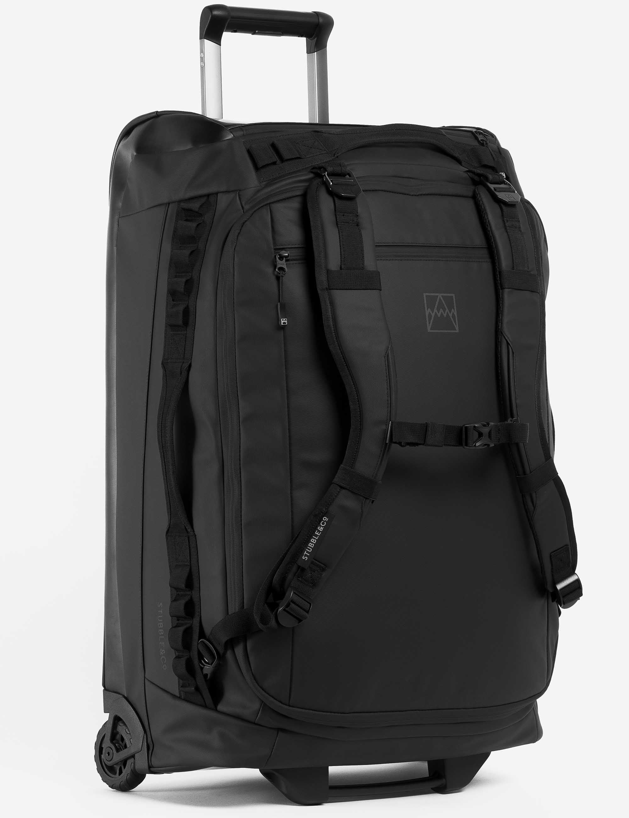Stubble & Co Wheeled Duffel Bag 80L - All Black