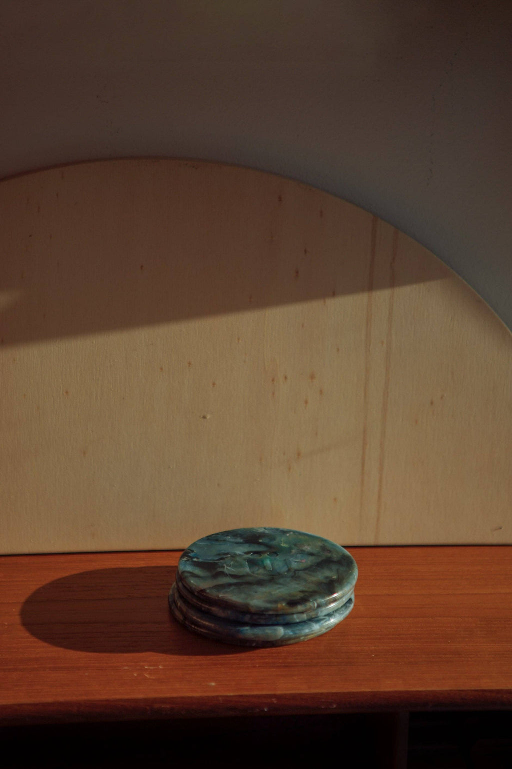 Recycled Plastic Coasters (Set of 2) -  Marble