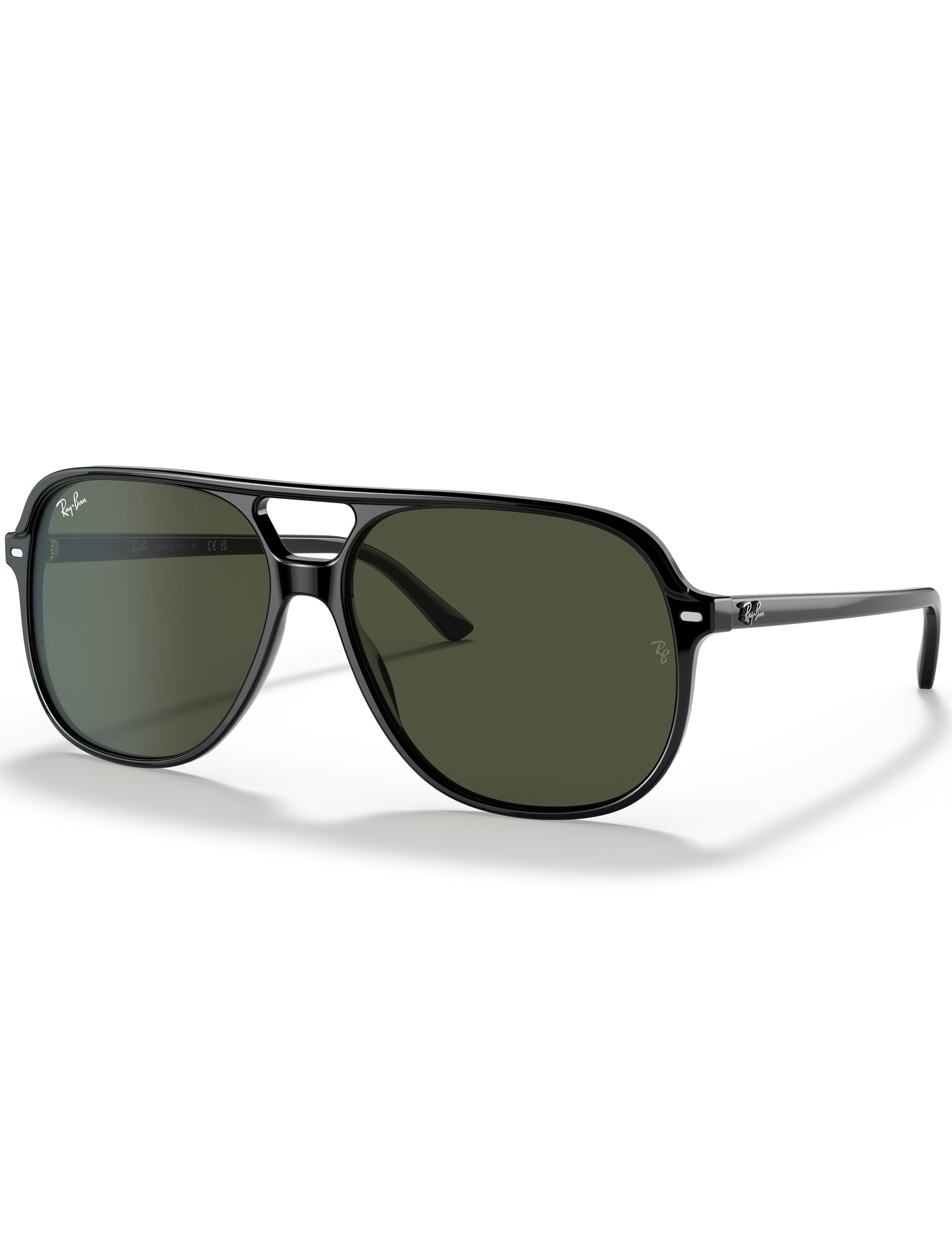 Ray-Ban Bill Sunglasses - Polished Black/G-15 Green