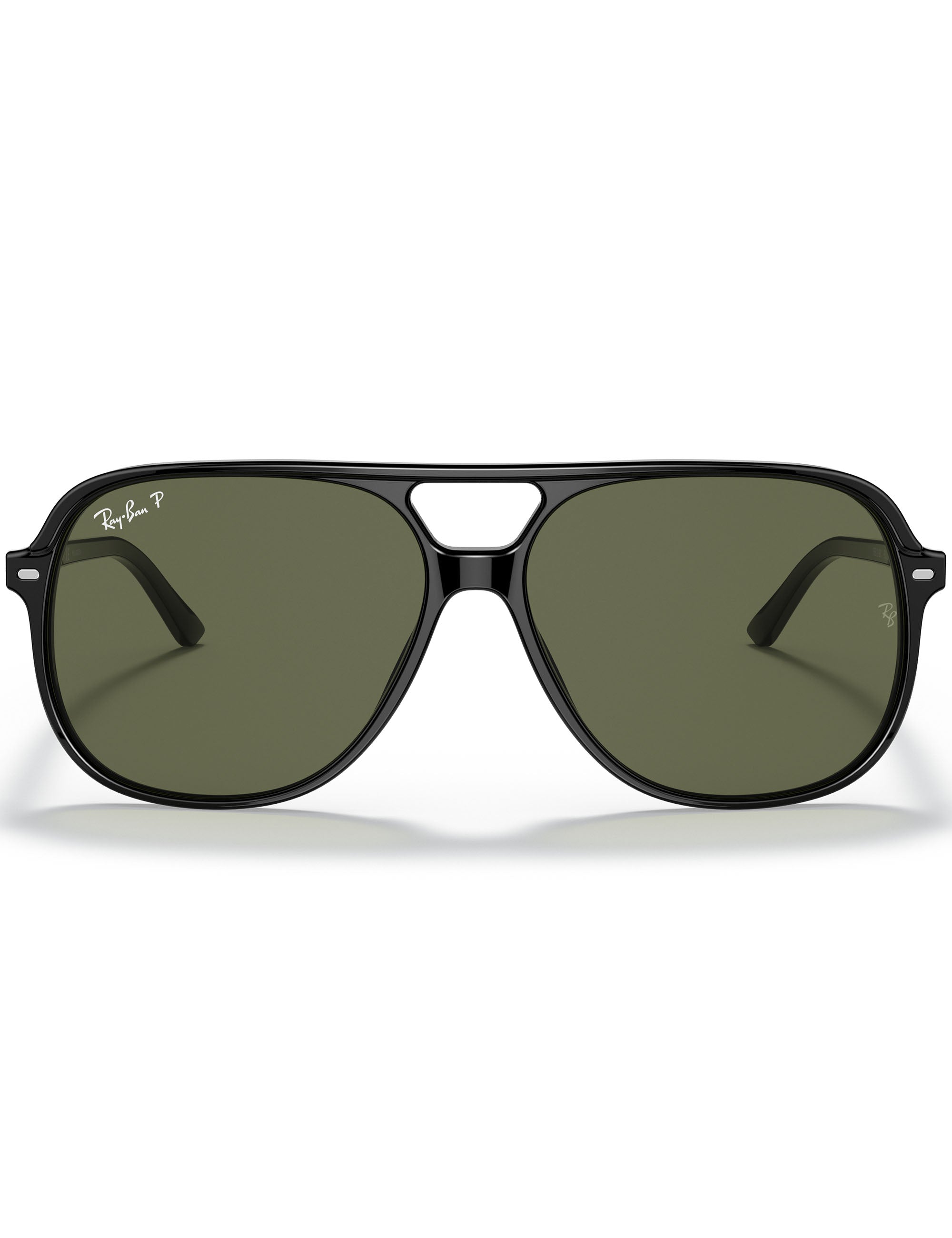 Ray-Ban Bill Sunglasses - Polished Black/G-15 Green Polarised