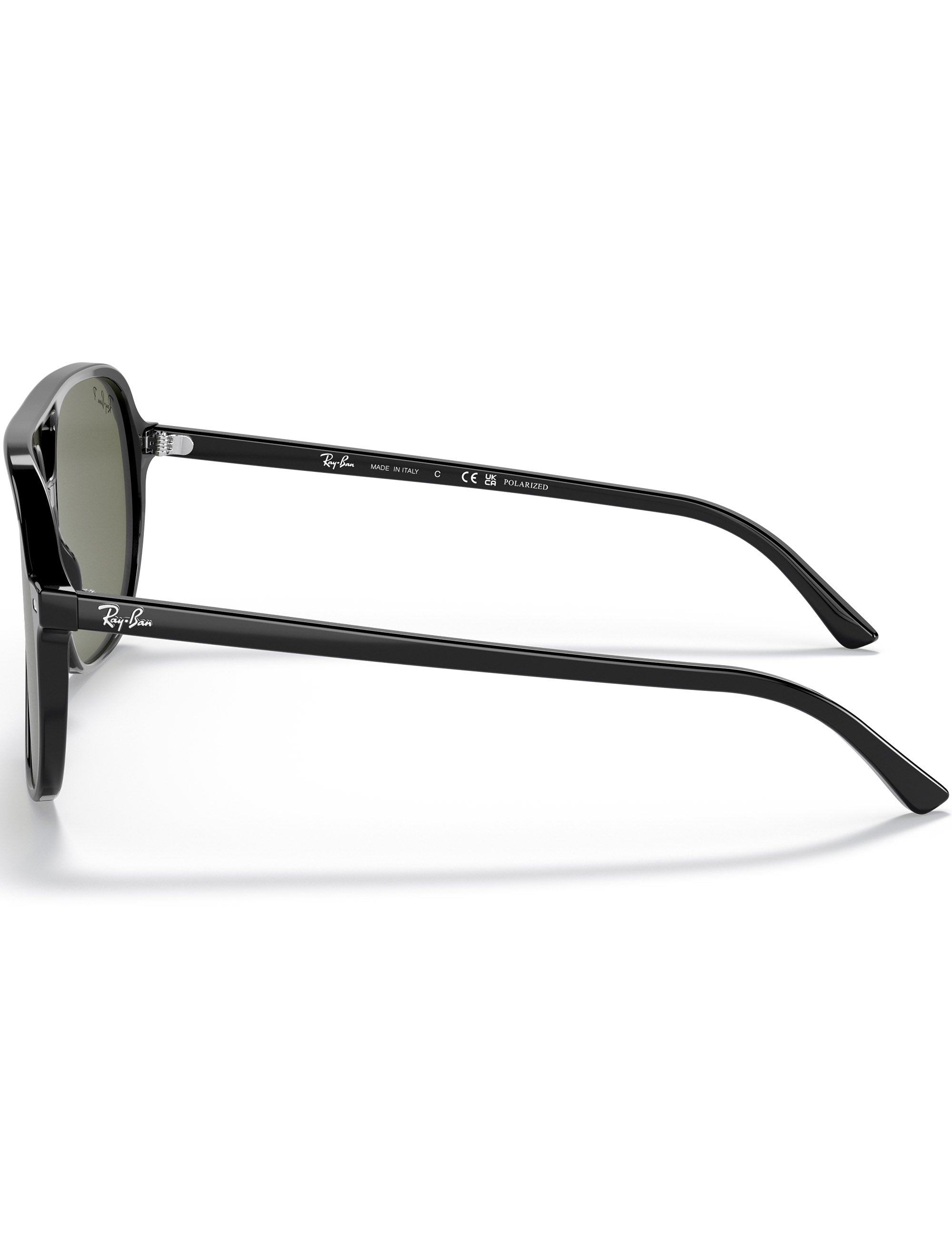 Ray-Ban Bill Sunglasses - Polished Black/G-15 Green Polarised