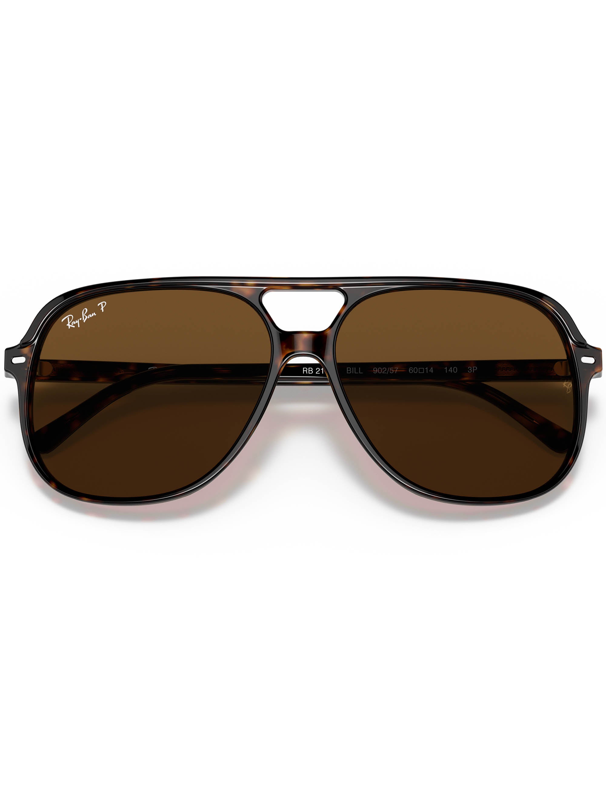 Ray-Ban Bill Sunglasses - Polished Havana/Brown Polarised