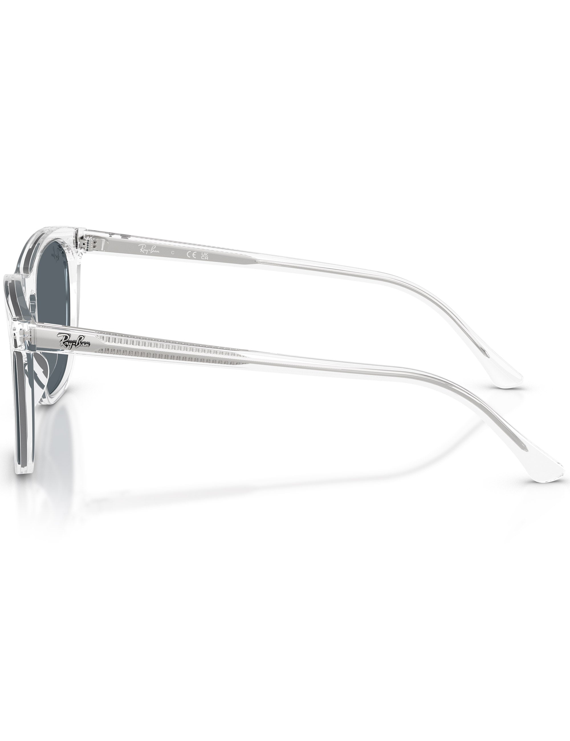 Ray-Ban RB2210 Sunglasses - Polished Transparent/Blue