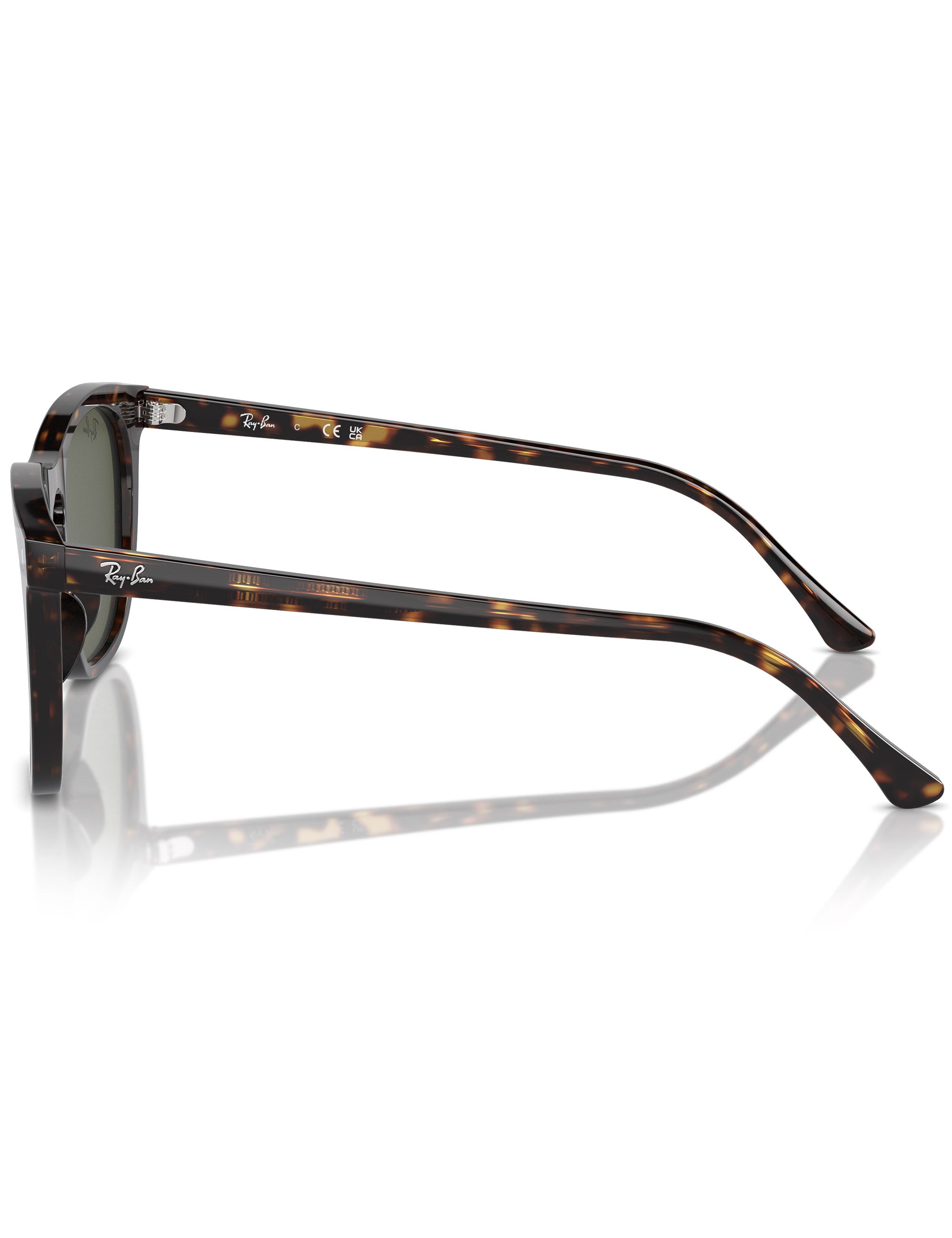 Ray-Ban RB2210 Sunglasses - Polished Havana/Green