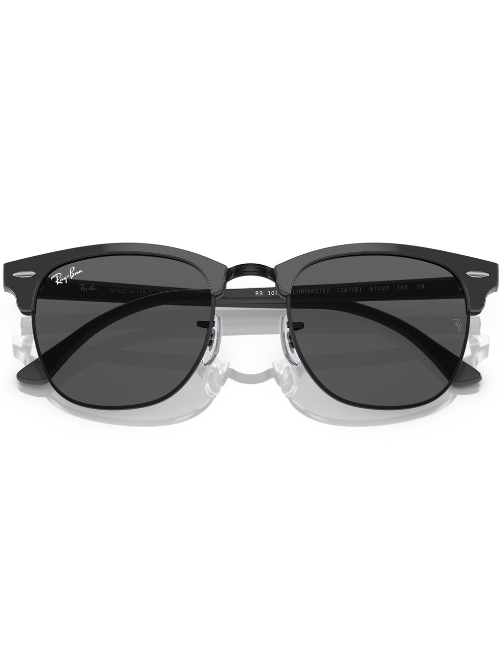 Clubmaster Classic Sunglasses - Polished Grey/Dark Grey