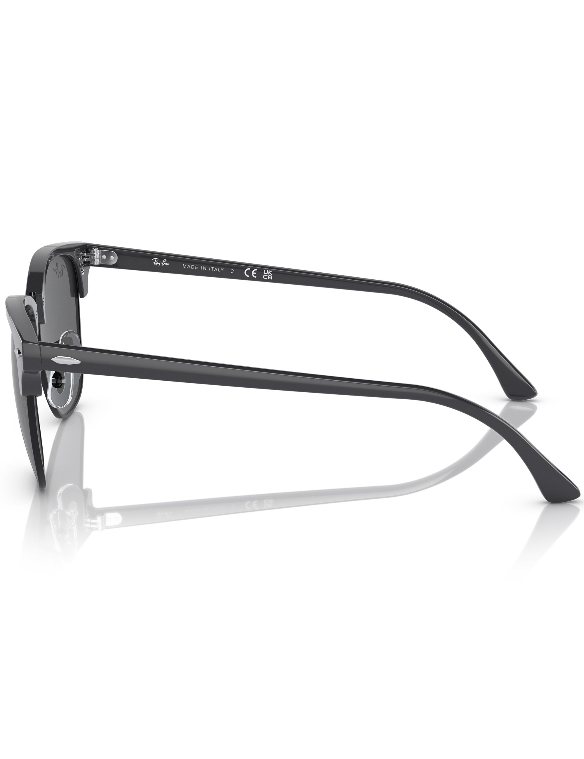 Ray-Ban Clubmaster Classic Sunglasses - Polished Grey/Dark Grey