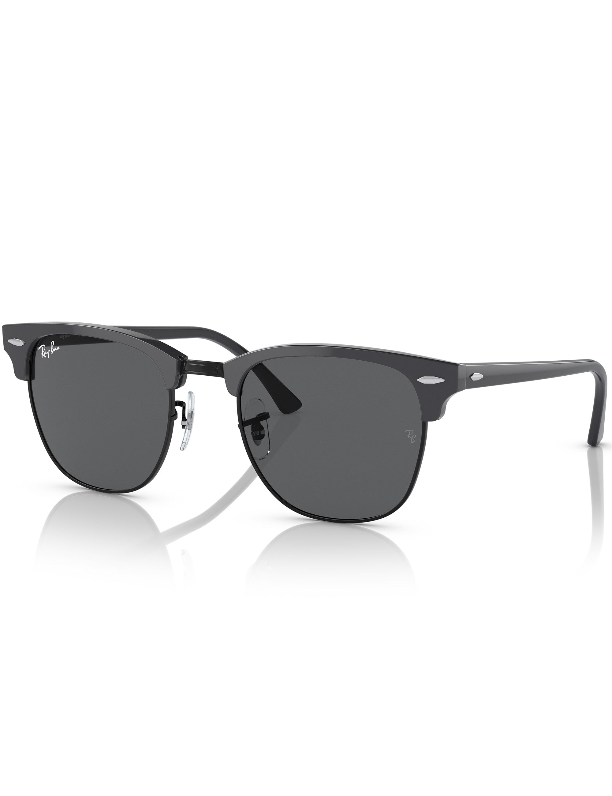 Ray-Ban Clubmaster Classic Sunglasses - Polished Grey/Dark Grey