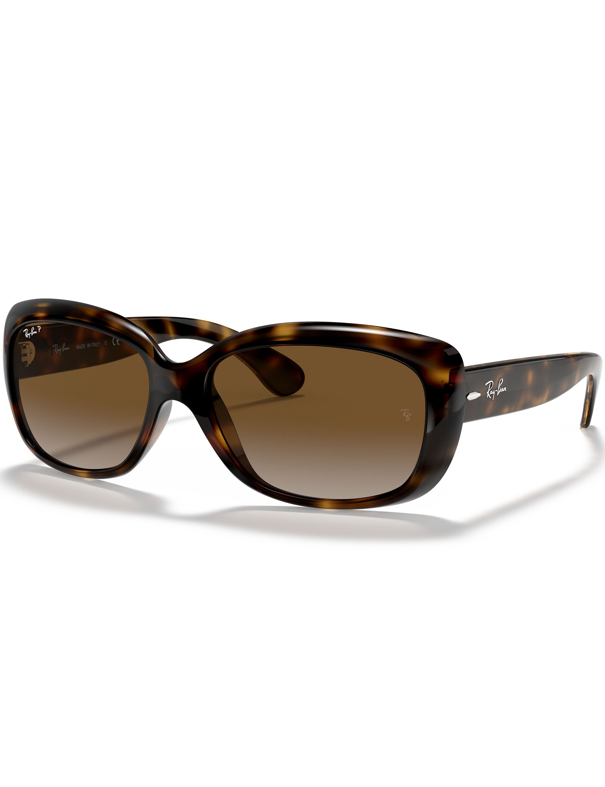 Ray-Ban Jackie Ohh Sunglasses - Polished Lt Havana/Brown Polarised