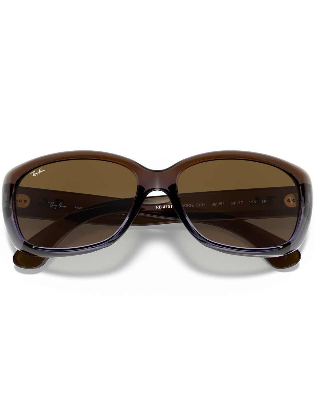 Jackie Ohh Sunglasses - Polished Brown/Brown Gradient