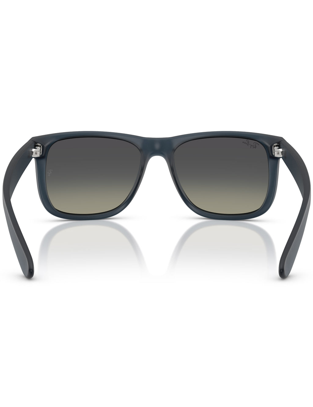 Justin Classic Sunglasses - Polished Rubber Blue/Gradient Grey