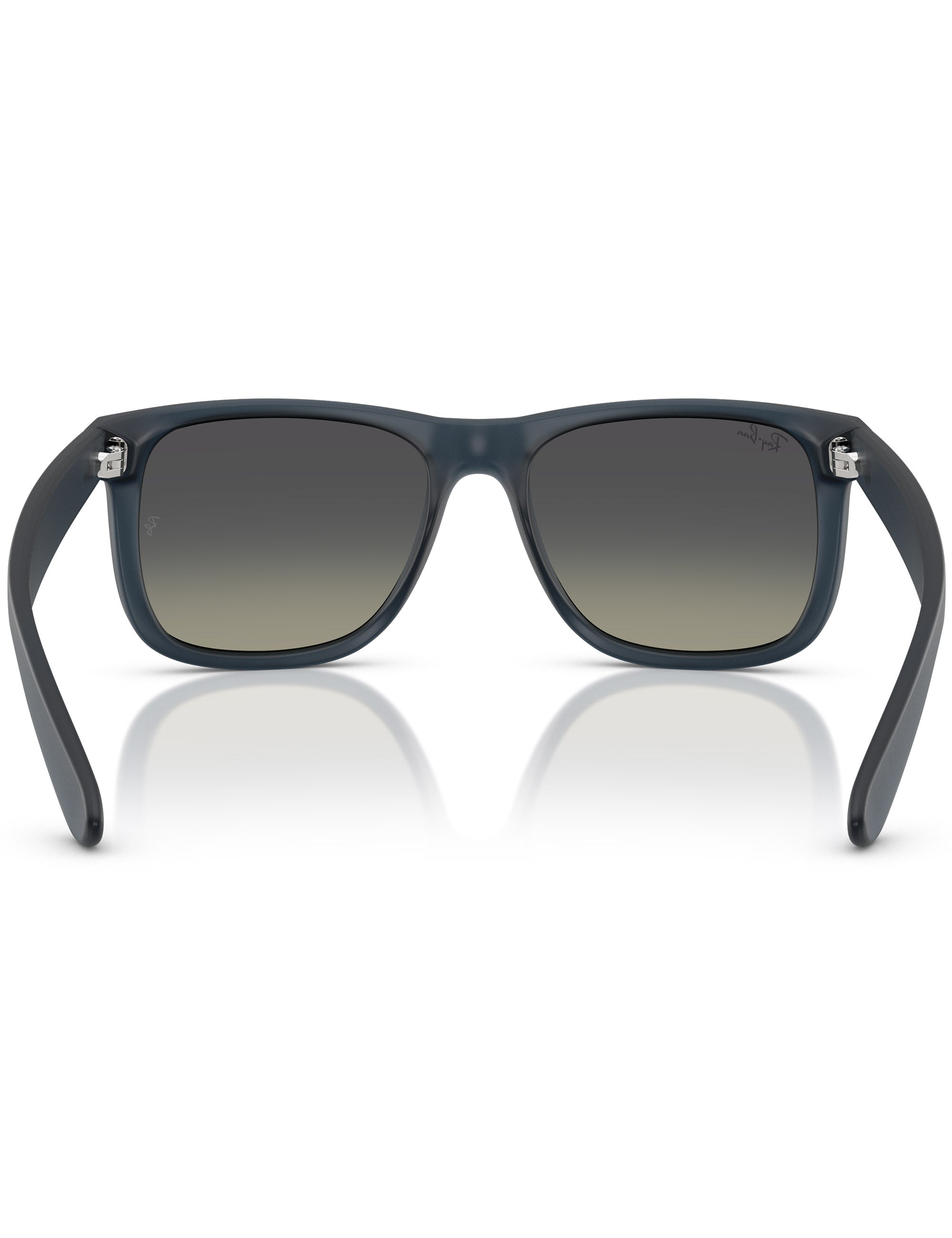 Ray-Ban Justin Classic Sunglasses - Polished Rubber Blue/Gradient Grey