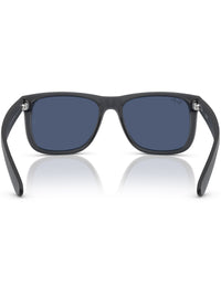 Justin Classic Sunglasses - Matte Opal Grey/Dark Blue