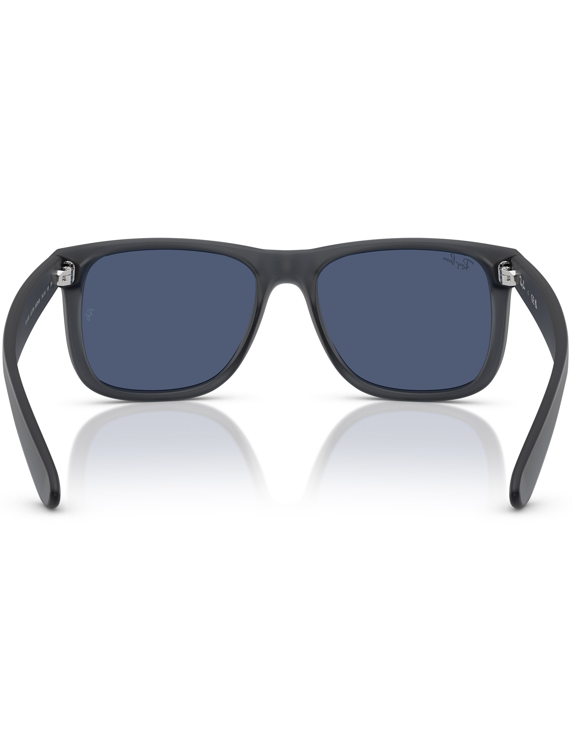 Ray-Ban Justin Classic Sunglasses - Matte Opal Grey/Dark Blue
