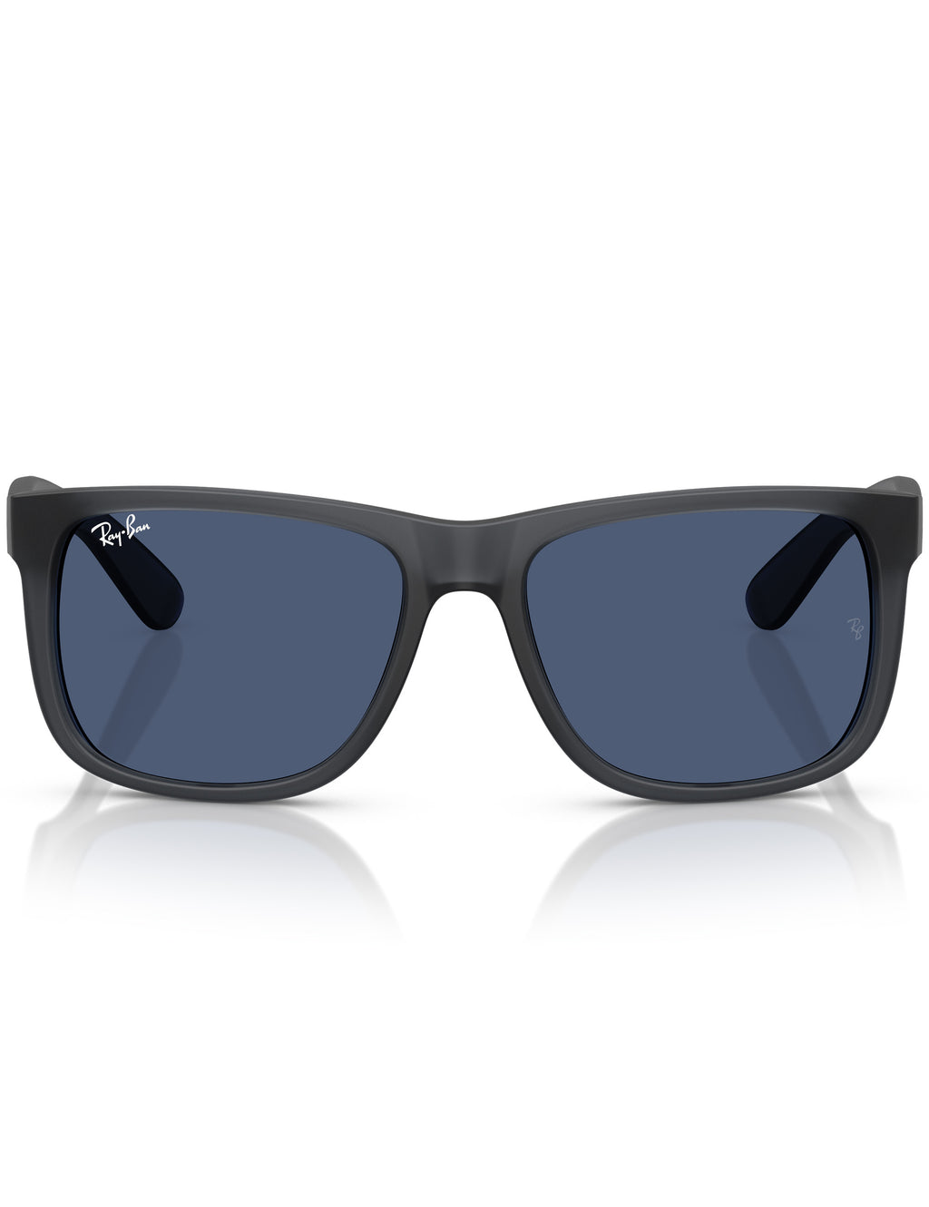 Justin Classic Sunglasses - Matte Opal Grey/Dark Blue