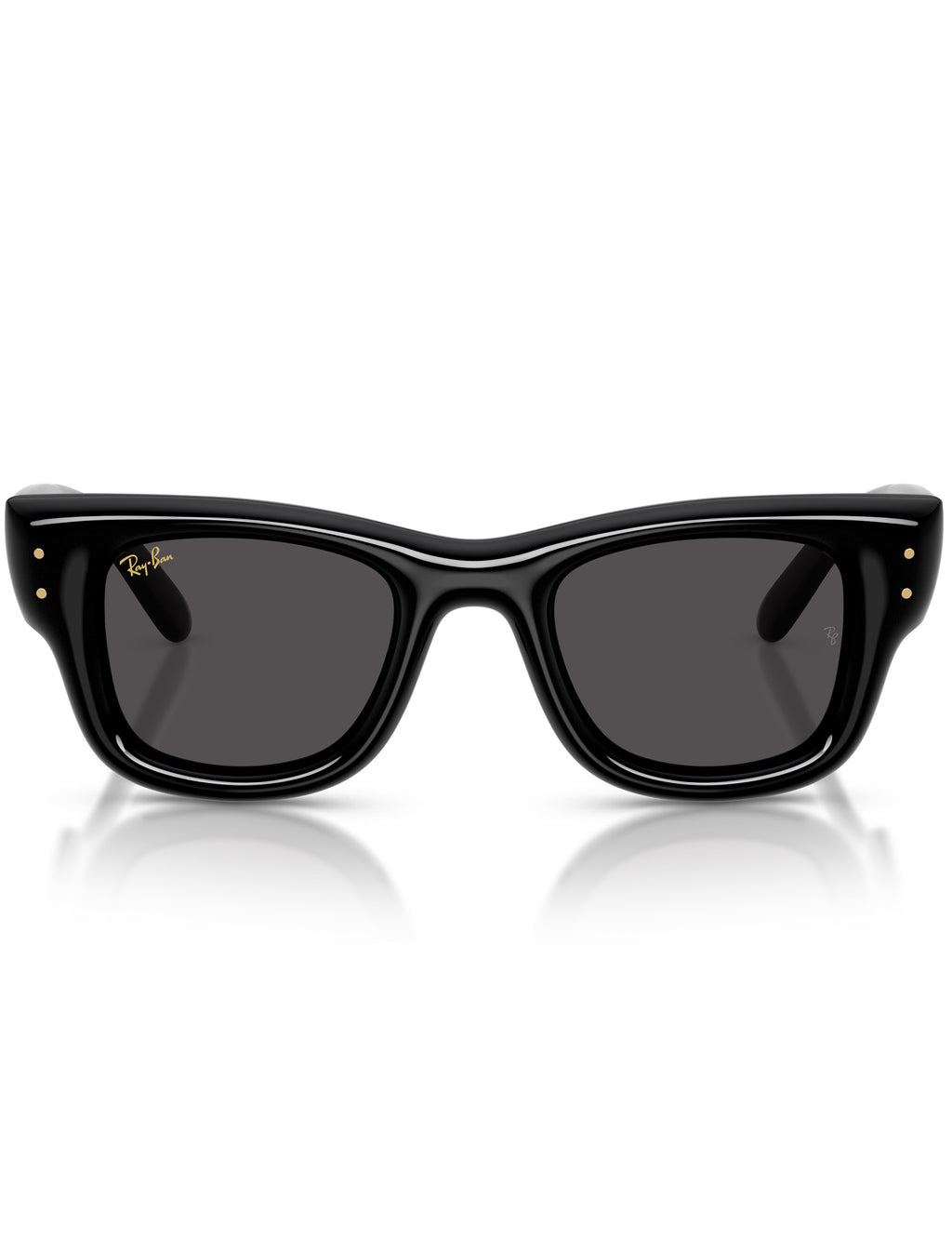 Wayfarer Puffer Sunglasses - Polished Black/Ultra Black