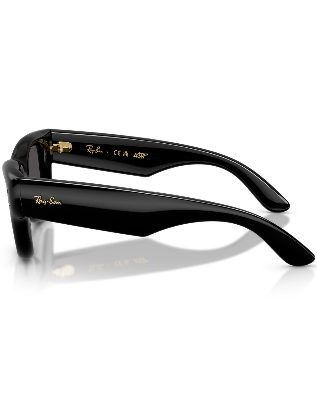 Wayfarer Puffer Sunglasses - Polished Black/Ultra Black