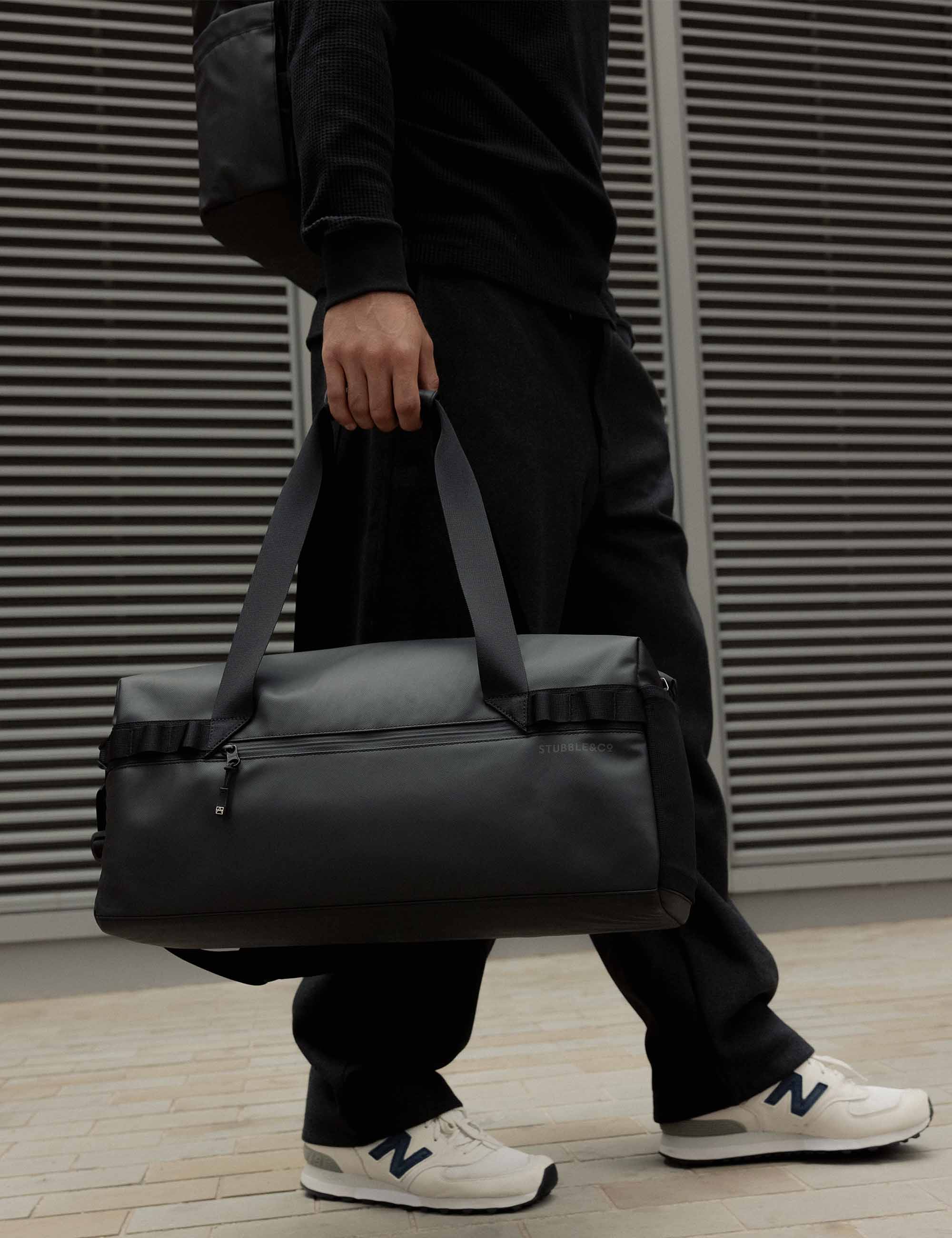 Stubble & Co Gym Duffel Bag 25L - All Black