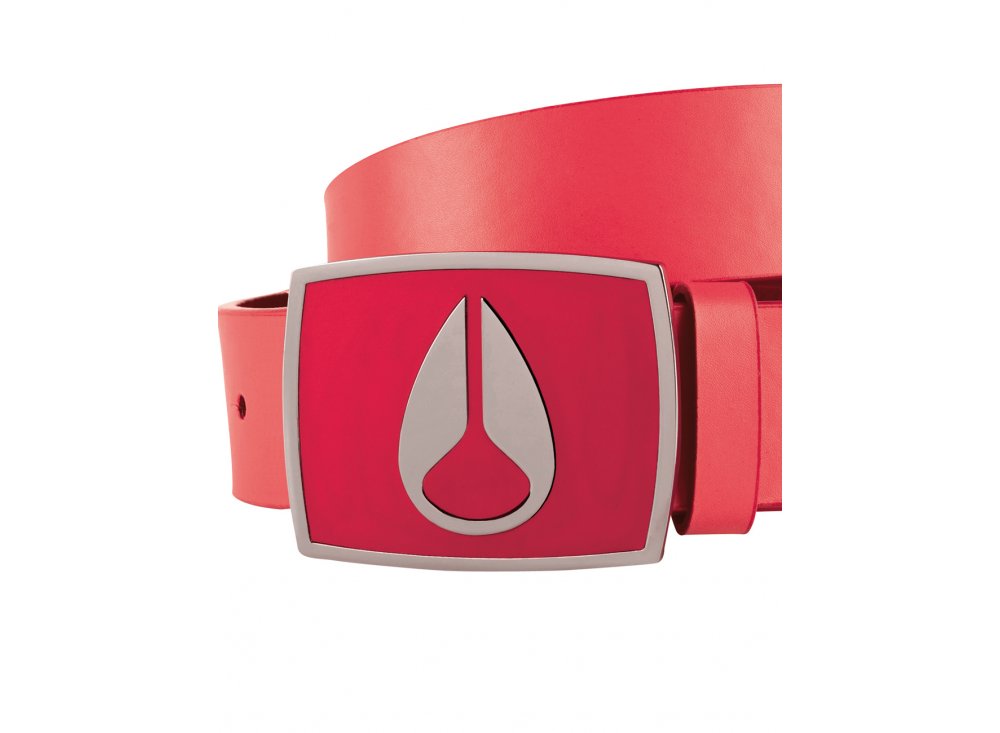 Enamel Icon Women's belt - Coral