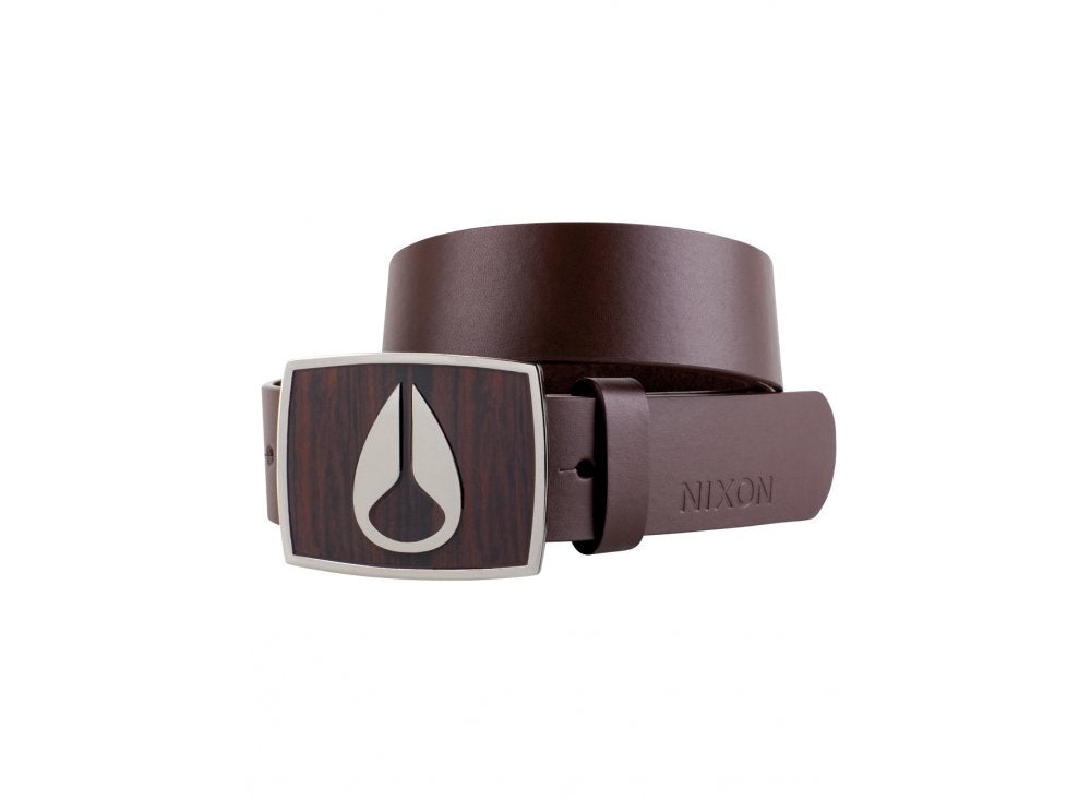 Enamel Icon belt - Dark Wood