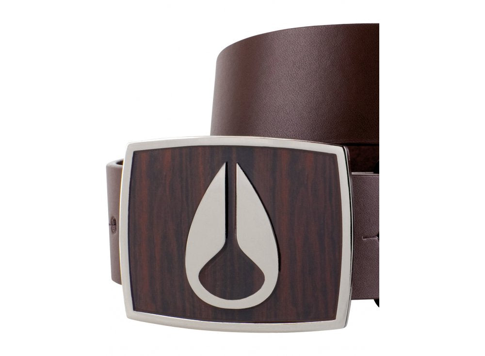 Enamel Icon belt - Dark Wood
