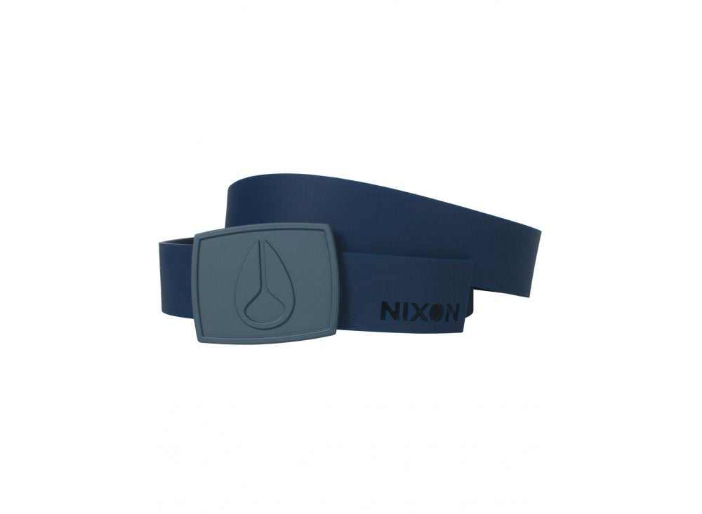 Mono Rubber Enamel belt - Navy