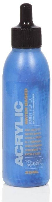 Montana Gold Acrylic Paint Refill 25ml - Shock Blue S5010