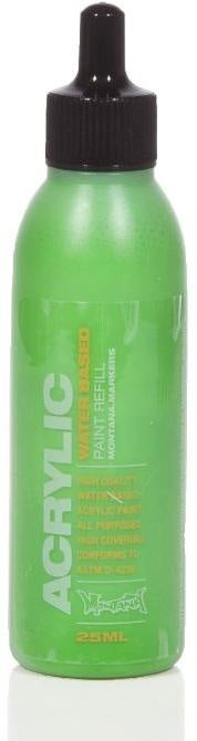 Montana Gold Acrylic Paint Refill 25ml - Shock Green S6010