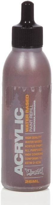 Montana Gold Acrylic Paint Refill 25ml - Shock Brown S8010