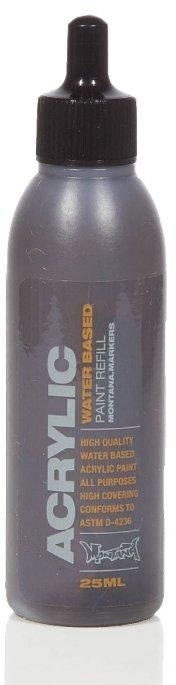Montana Gold Acrylic Paint Refill 25ml - Shock Brown Dark S8020