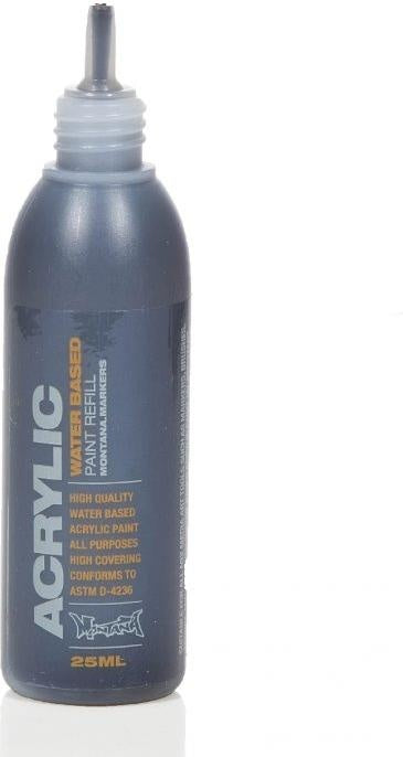 Acrylic Paint Refill 25ml - Shock Black S9000