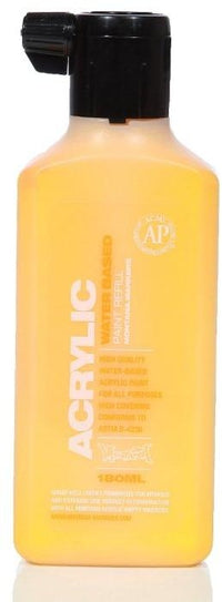Montana Gold Acrylic Paint Refill 180ml - Shock Yellow S1010