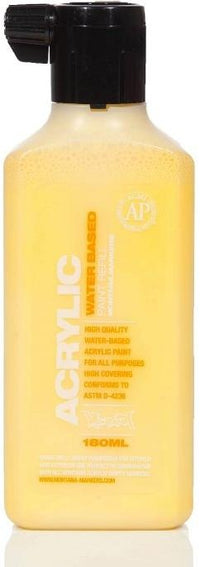 Montana Gold Acrylic Paint Refill 180ml - Shock Yellow Light S1000