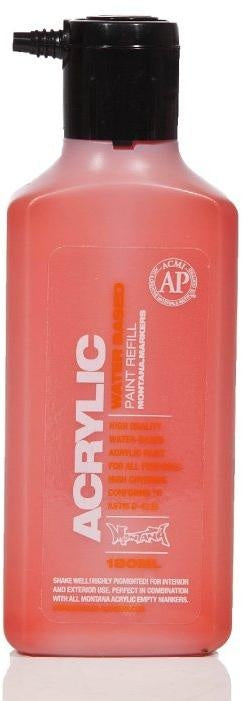 Acrylic Paint Refill 180ml - Shock Red S3000