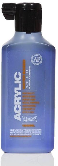 Montana Gold Acrylic Paint Refill 180ml - Shock Blue Dark S5020