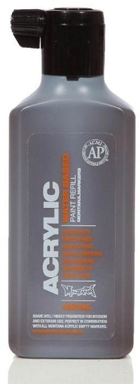 Montana Gold Acrylic Paint Refill 180ml - Shock Brown Dark S8020