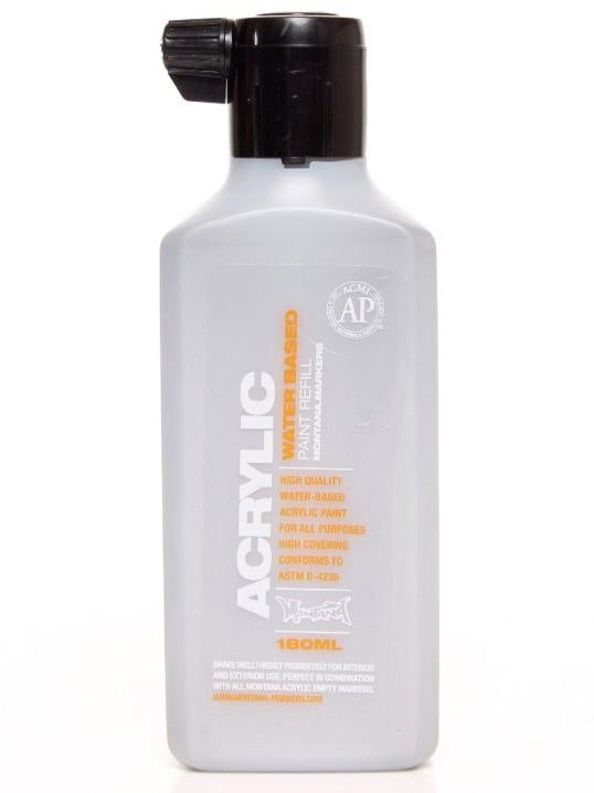 Acrylic Paint Refill 180ml - Silver Matt M1100