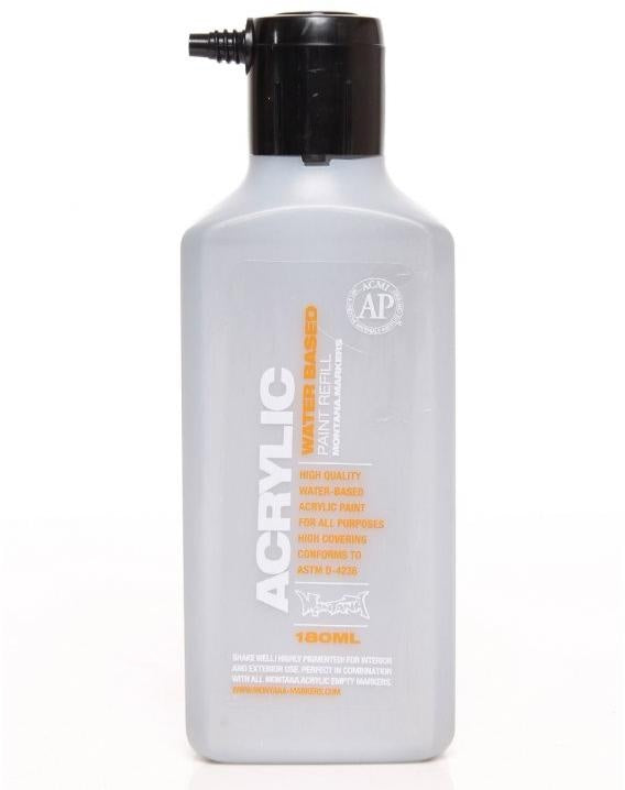Acrylic Paint Refill 180ml - Silver Matt M1100