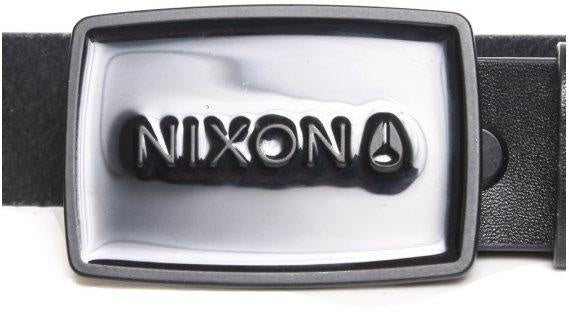 Enamel Wordmark Belt - Black Pin